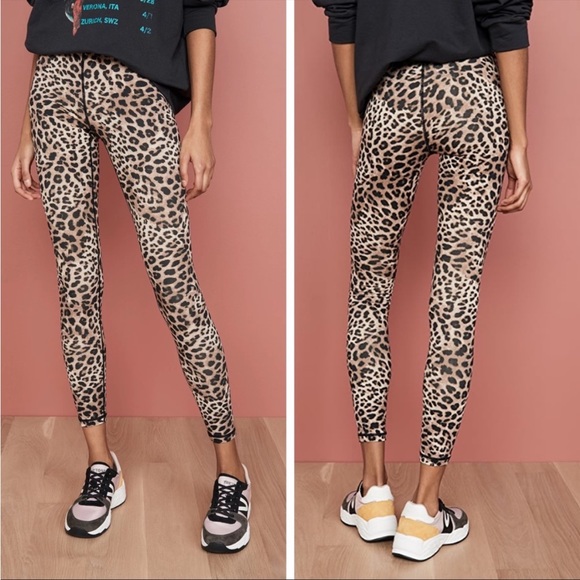 Spiritual Gangster Perfect High Waisted Leggings Leopard Animal Print Size Small - Picture 3 of 12